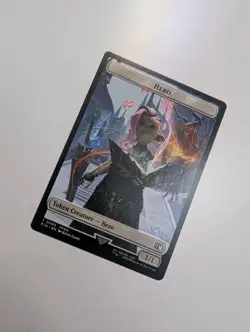 MTG - Hero 0005/Moogle 0011 Token - Final Fantasy NM/M Condition - Image 2