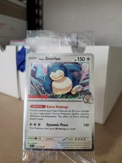 Hop’s Snorlax 117/159 Journey Together GameStop Stamped Promo Pokemon NEW SEALED - Image 1