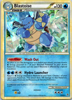 2010 Blastoise Cracked-Ice Holofoil Rare Heartgold Soulsilver Unleashed HGSS NM - Image 1