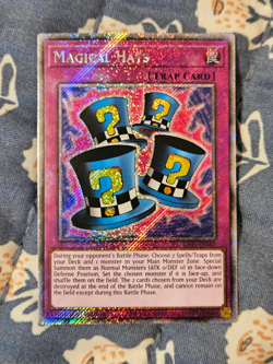Magical Hats (Platinum Secret Rare) RA03-EN107 Yugioh - Image 2