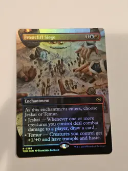 Frostcliff Siege - Borderless FOIL - MtG Tarkir Dragonstorm - NM - Image 1