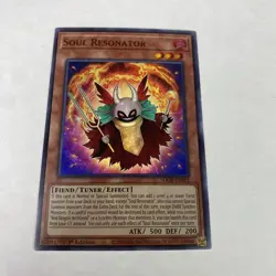 Yugioh Soul Resonator Sdck-en001 the Crimson King 1st Edition Rare - Image 1