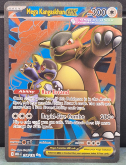 Mega Kangaskhan ex Ultra Rare 164/132 Mega Evolution Pokemon TCG Near Mint Card - Image 1