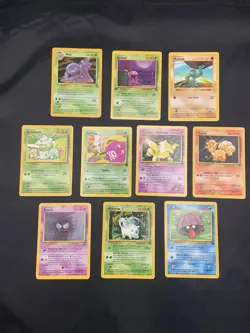 Vintage Pokemon Card Lot, 1st Edition, Shadowless, Holo Rare, WOTC ERA CARDS - Image 1