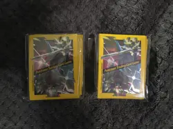 TWO Pokemon TCG Crown Zenith Card Sleeves (80+ Ct) One Sealed, One Partial - Image 1