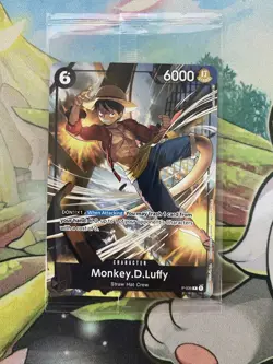 One Piece Card Game Promo Monkey.D.Luffy P-035 Sealed English D - Image 1