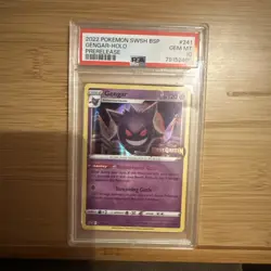 PSA 10 Gengar SWSH241 Lost Origin Black Star Stamped Promo Pokemon Card - Image 1