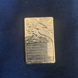 POKEMON Charizard #06 23k Gold Plated Card Vintage 1999 Burger King Promo. (43) - Image 2