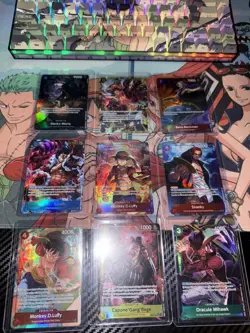 One Piece CCG Lot Of 12 Cards - Image 1