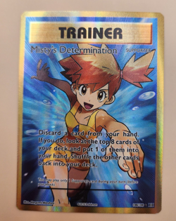 Pokemon TCG Trainer Misty's Determination Full Art Holo Card 108/108 Evolutions - Image 3