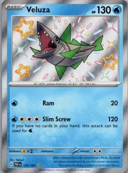 Pokemon Card Veluza 125/091 Paldean Fates - Near Mint - Image 1