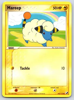 Mareep - EX Unseen Forces 62/115 Vintage Pokemon Card MP - Image 1