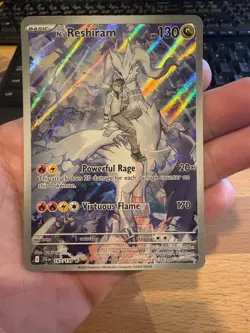 N's Reshiram 167/159 Sv09: Journey Together Illustration Rare Holo Pokemon Card - Image 1