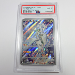 PSA 10 GEM MT 2025 Pokemon 167/159 N's Reshiram IR Journey Together Card #57504B - Image 1