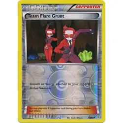 Team Flare Grunt 73/83 Reverse Holo XY Generations Pokemon Card VLP - Image 1