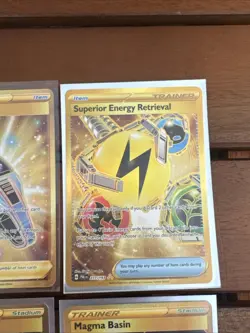 Pokemon TCG - Full Art Secret Gold Trainer 6 Card Lot -NM Village Basin Energy - Image 2