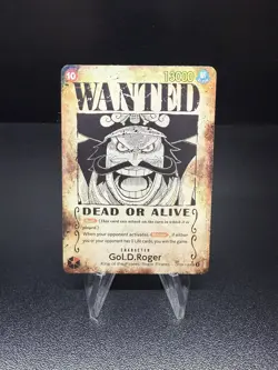 Gol D Roger OP09-118 SEC SP ENGLISH ONE PIECE Card Wanted Carrying on His Will - Image 1