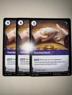 Riftbound TCG Stacked Deck OGN 183/298 English X3 Playset Card Game CCG - Image 1