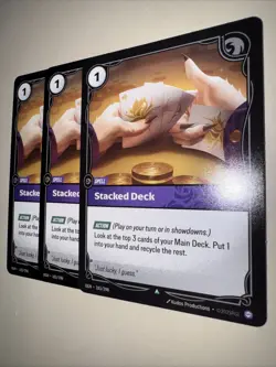 Riftbound TCG Stacked Deck OGN 183/298 English X3 Playset Card Game CCG - Image 3