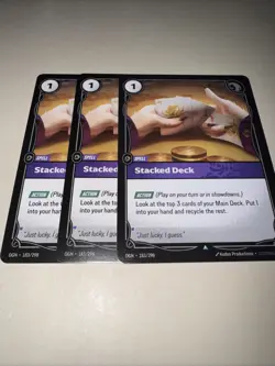 Riftbound TCG Stacked Deck OGN 183/298 English X3 Playset Card Game CCG - Image 4