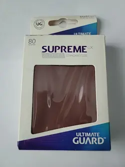 Ultimate Guard Supreme UX Card Sleeves (80 Piece), Brown, Standard Size - Image 1