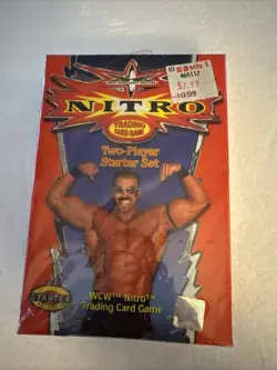 WCW Nitro Trading Card Game TCG CCG Two Player Starter Set/New/Sealed 2000 - Image 1