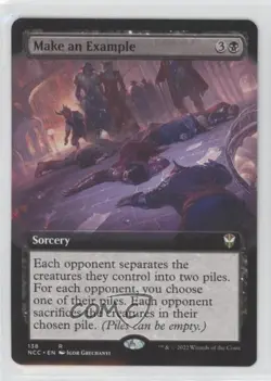 Extended Art - Make an Example Magic: Streets of New Capenna Commder #138 0mf9 - Image 1