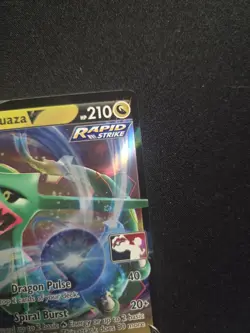 Rayquaza V Pokemon Prize Pack Series 1 Promo Pokemon Card NM Play Stamp - Image 2