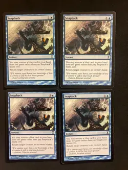 Snapback x4 [Time Spiral] Magic MTG Cards LP/MP - Image 1