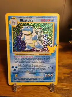 Pokemon TCG Blastoise Holo Rare Card 2/102 Celebrations Classic Collection - Image 1