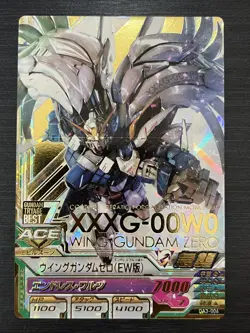 OA3-006 Wing Gundam Perfect Rare Gundam Try Age Card Holo Japanese - Image 1