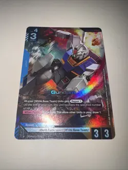 Gundam Card Game GD01-001 LR Gundam TCG CCG English - Image 4