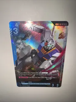 Gundam Card Game GD01-001 LR Gundam TCG CCG English - Image 5