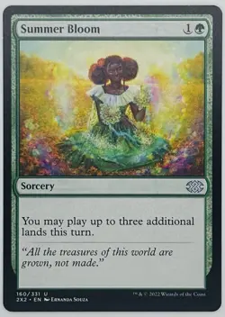 Summer Bloom Double Masters 2022 Regular Magic TCG Card - Image 1