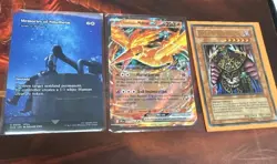 Pokemon, Magic The Gathering, Yugioh 3 Card Lot - Image 1