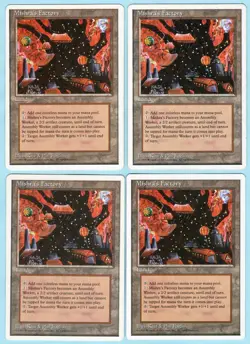 Mishra's Factory x4 4x MTG Core Set 4th Edition PLAYSET Colorless Unc Land LP A1 - Image 1