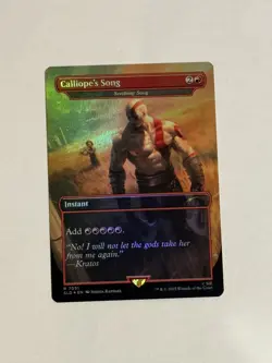 MTG Calliope’s Song (FOIL) God Of War: Greek Secret Lair - Image 1