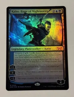MTG Kaito, Bane of Nightmares - Duskmourn: House of Horror FOIL LP - Image 1