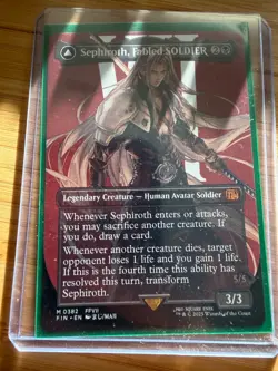 Sephiroth, Fabled SOLDIER (0382) (Borderless) Final Fantasy Regular - Image 1