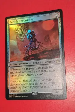 MTG *FOIL* Phyrexia: All will be One Rare ZENITH CHRONICLER NM - Image 1