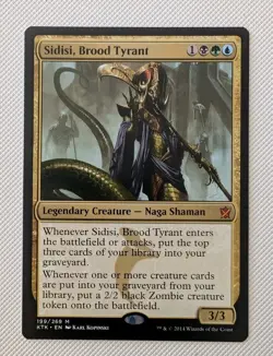MTG Khans of Tarkir Mythic SIDISI, BROOD TYRANT NM - Image 1