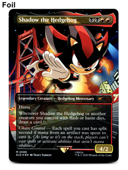 Shadow the Hedgehog (Rainbow Foil) [Secret Lair x Sonic] MTG SLD 2086 NM/M ???? - Image 1