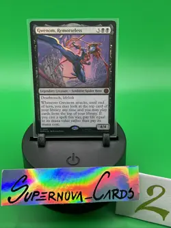 Gwenom, Remorseless - MTG Spider-Man Foil - Image 1