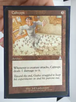 2x Caltrops Urza's Destiny DAMAGED Small Seller ?? Fast Free Shipping! - Image 2