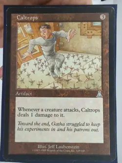 2x Caltrops Urza's Destiny DAMAGED Small Seller ?? Fast Free Shipping! - Image 5