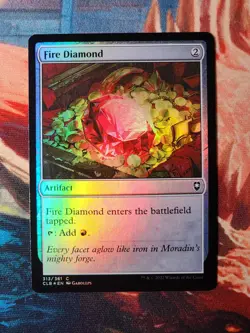 Fire Diamond Foil Commander Legends: Battle for Baldur's Gate CLB MTG - Image 1