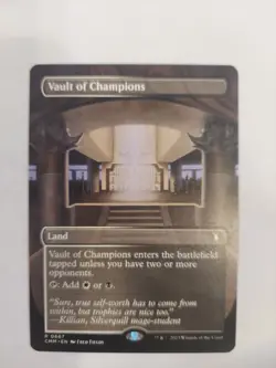 Vault of Champions (Borderless) Commander Masters Regular - Image 1