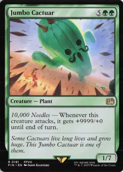 Jumbo Cactuar, #191, FIN, Regular - Image 1