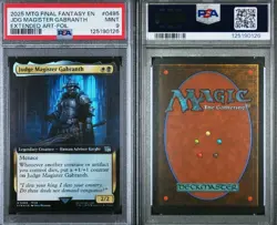 Judge Magister Gabranth #495 FIN U (Extended Art) (FOIL) - MTG PSA 9 - Image 1