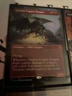 MTG Borderless Ancient Copper Brass Gold Bronze Dragon Lot Foil - Image 2